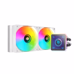Mars Gaming ML-VISIONPRO240W Processeur Refroidisseur de liquide tout-en-un 12 cm Blanc 1 pièce(s)
