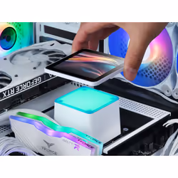 Mars Gaming ML-VISIONPRO240W Processeur Refroidisseur de liquide tout-en-un 12 cm Blanc 1 pièce(s) - Vue supplémentaire 7