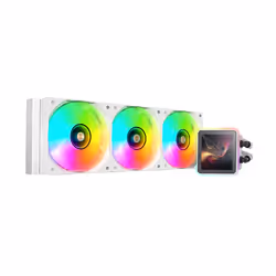 Mars Gaming ML-VISIONPRO360W, Refroidisseur de liquide tout-en-un, 12 cm, 800 tr/min, 2300 tr/min, Blanc
