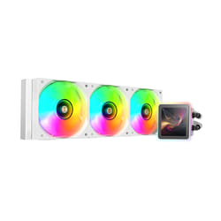 Mars Gaming ML-VISIONPRO360W Processeur Refroidisseur de liquide tout-en-un 12 cm Blanc 1 pièce(s)