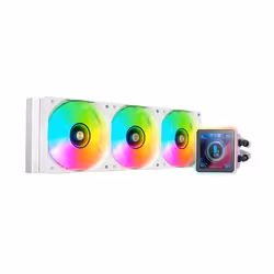 Mars Gaming ML-VISIONPRO360W Processeur Refroidisseur de liquide tout-en-un 12 cm Blanc 1 pièce(s)