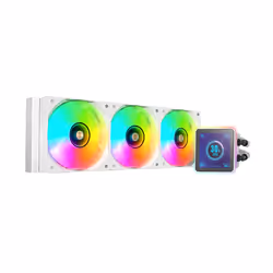 Mars Gaming ML-VISIONPRO360W Processeur Refroidisseur de liquide tout-en-un 12 cm Blanc 1 pièce(s)