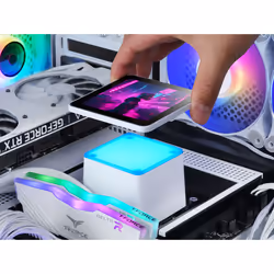 Mars Gaming ML-VISIONPRO360W Processeur Refroidisseur de liquide tout-en-un 12 cm Blanc 1 pièce(s) - Vue supplémentaire 8