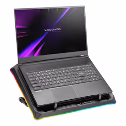 Mars Gaming MNBC-ULTRA système de refroidissement pour ordinateurs portables 45,7 cm (18") 2400 tr/min Noir - Vue supplémentaire 4