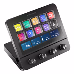 Mars Gaming MS-DPRO, Noir, 10 boutons, Rotatif, Tactile, Boîte, 137 mm, 124 mm