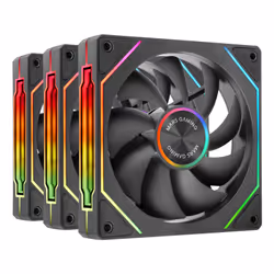 Mars Gaming MF-LINKFINITYKIT2 Boitier PC Refroidisseur d'air 12 cm Noir 3 pièce(s)