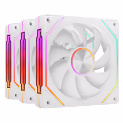 Mars Gaming MF-LINKFINITYKIT2W Boitier PC Refroidisseur d'air 12 cm Blanc 3 pièce(s)