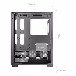 Mars Gaming MC-SE2 Mini Tower Noir - Vue supplémentaire 8
