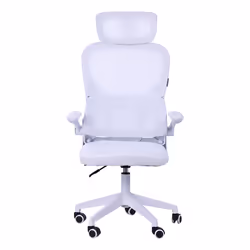 Mars Gaming MGC-ERGOPROWH, Siège rembourré, Dossier en mesh, Blanc, Blanc, Coton, Mesh