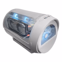 Mars Gaming MC-CYLONW Mini Tower Blanc - Vue supplémentaire 2