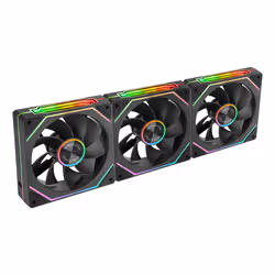 Mars Gaming MF-LINKFINITYKIT2R Boitier PC Refroidisseur d'air 12 cm Noir 3 pièce(s) - Vue supplémentaire 4
