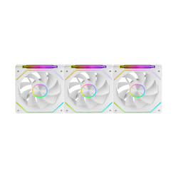 Mars Gaming MF-LINKFINITYKIT2RW Boitier PC Refroidisseur d'air 12 cm Blanc 3 pièce(s)