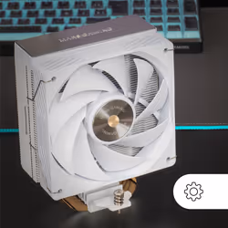 Mars Gaming MCPU-X4W Processeur Refroidisseur d'air 12 cm Blanc 1 pièce(s) - Vue supplémentaire 6