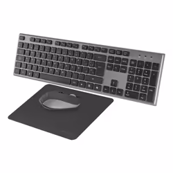 Tacens 6ZENITHIT clavier Souris incluse maison/bureau RF sans fil QWERTY Italien Gris - Vue supplémentaire 3