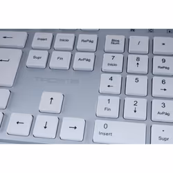 Tacens 6ZENITHWES clavier Souris incluse maison/bureau RF sans fil QWERTY Espagnole Argent, Blanc - Vue supplémentaire 5