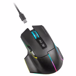 Mars Gaming MMWVECTOR souris Droitier RF Wireless + Bluetooth + USB Type-A Optique 12000 DPI - Vue supplémentaire 4
