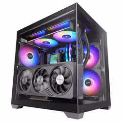 Mars Gaming MCVIEW3 unité centrale Mini Tower Noir - Vue supplémentaire 2