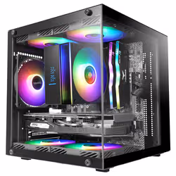 Mars Gaming MC-CUBE unité centrale Mini Tower Noir - Vue supplémentaire 2