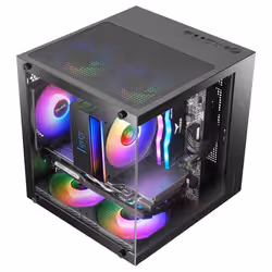 Mars Gaming MC-CUBE unité centrale Mini Tower Noir - Vue supplémentaire 3