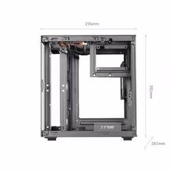 Mars Gaming MC-CUBE unité centrale Mini Tower Noir - Vue supplémentaire 7