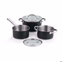 Batterie de Cuisine San Ignacio Noir 5 Pièces