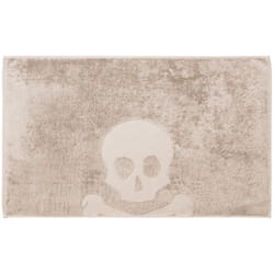 Tapis de bain Skull 50x80cm 100% Coton 750GSM beige Scalpers Home