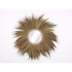 Miroir naturel Rayung Matériel: Rayung Couleur naturelle Assemblage requis : NON 120x3x120 cm. Système d'ancrage : OUI