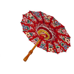 Fijalo - Parapluie Java peint en rouge