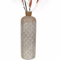 Vase en résine de chameau Matériel: Résine Couleur chameau Assemblage requis : NON 14x14x44 pièces. Système d'ancrage : NON