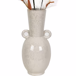 Vase Céramique 2 Anses Beige Matériel: Céramique Beige Assemblage requis : NON 18x18x40 cm. Système d'ancrage : NON