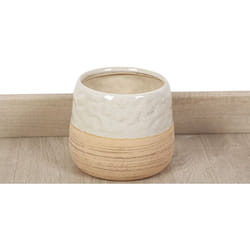 Fijalo - Cache-pot en céramique beige/crème
