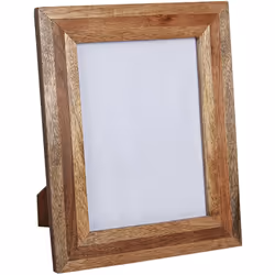 Porte-photo en bois Matériel: Bois Couleur marron Assemblage requis : NON 15x2x20 cm. Système d'ancrage : NON