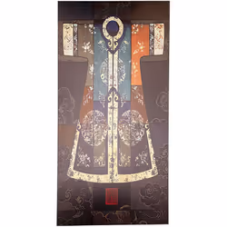 Peinture de kimonos Matériel: Toile Couleurs de couleur Assemblage requis : NON 80x5x160cm. Système d'ancrage : OUI