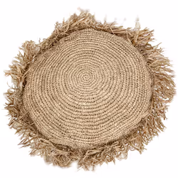 Coussin Reddo. Fibres naturelles Matériel: Fibres naturelles Couleur naturelle Assemblage requis : NON 50x50x5 cm. Système d' ...