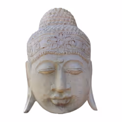 Mur En Bois Tête De Bouddha Matériel: Bois Beige Assemblage requis : NON 30x50 cm. Système d'ancrage : NON