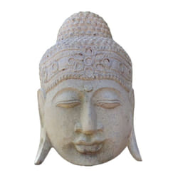 Mur En Bois Tête De Bouddha