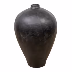 Vase en céramique noire Matériel: Céramique La couleur noire Assemblage requis : NON 40x40x65 cm. Système d'ancrage : NON