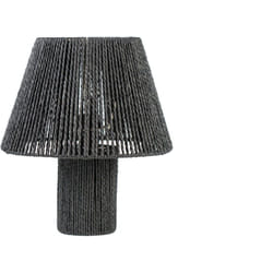 Fijalo - Lampe avec abat-jour en corde noire
