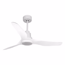 Purline ThassosD127C04LED64453, Ventilateur à lame domestique, Blanc, Plafond, 35 m², 200 tr/min, 127 cm