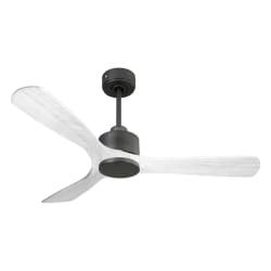 Ventilateur de plafond Réversible Thermostat Wifi Moteur à courant continu Toits en pente Télécommande Hypersilence Mémoire