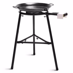 Briebe Medium, émail, Gaz, Acier inoxydable, Noir, 2 pièce(s), 46 cm