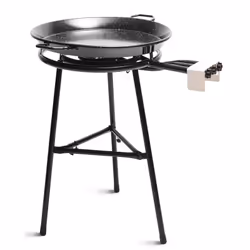 Briebe JUMBO, 24800 W, 60 cm, Noir, 200 - 650 mm, 3 pieds, acier émaillé