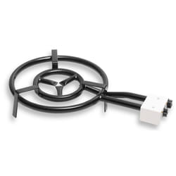 Briebe - MOD400 Brûleur à Gaz, Double Anneau à Paella 40cm pour Poêles à Paella de 30 à 60 cm ø Noir