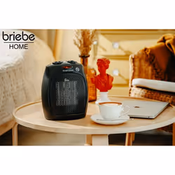 Briebe HT1128 Intérieure Noir 1500 W Chauffage de ventilateur électrique - Vue supplémentaire 5