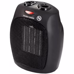 Briebe HT1128 Intérieure Noir 1500 W Chauffage de ventilateur électrique - Vue supplémentaire 7