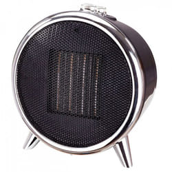 Briebe HT1129 appareil de chauffage Intérieure Noir, Argent 1500 W Chauffage de ventilateur électrique