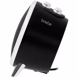 Briebe HT1129 appareil de chauffage Intérieure Noir, Argent 1500 W Chauffage de ventilateur électrique