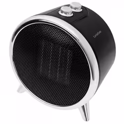 Briebe HT1129 appareil de chauffage Intérieure Noir, Argent 1500 W Chauffage de ventilateur électrique