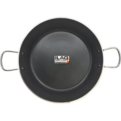Briebe - Zafrán Poêle à Paella Induction, 42cm 9-10 Portions, Antiadhésive sans pfoa, Aluminium Noir