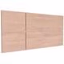 Tête de Lit 100 cm Style Nordique Têtes de lit Originales en Bois Décorative Briebe Natura  Bois 01222